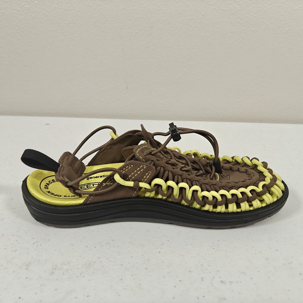 KEEN UNEEK II Convertible x Metalwood Sandals Limeade Women's 9 Men's 7.5 NEW - Picture 7 of 10